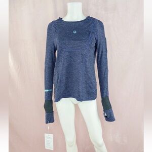 NWT Pivot Yoga Womens  Purple Long Sleeve Top Size XL Smart Clothing